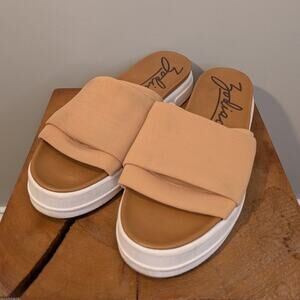 Zodiac Sandals Womens Tan Neutral Casual Beach Pool Lounge Vacation - Size 11